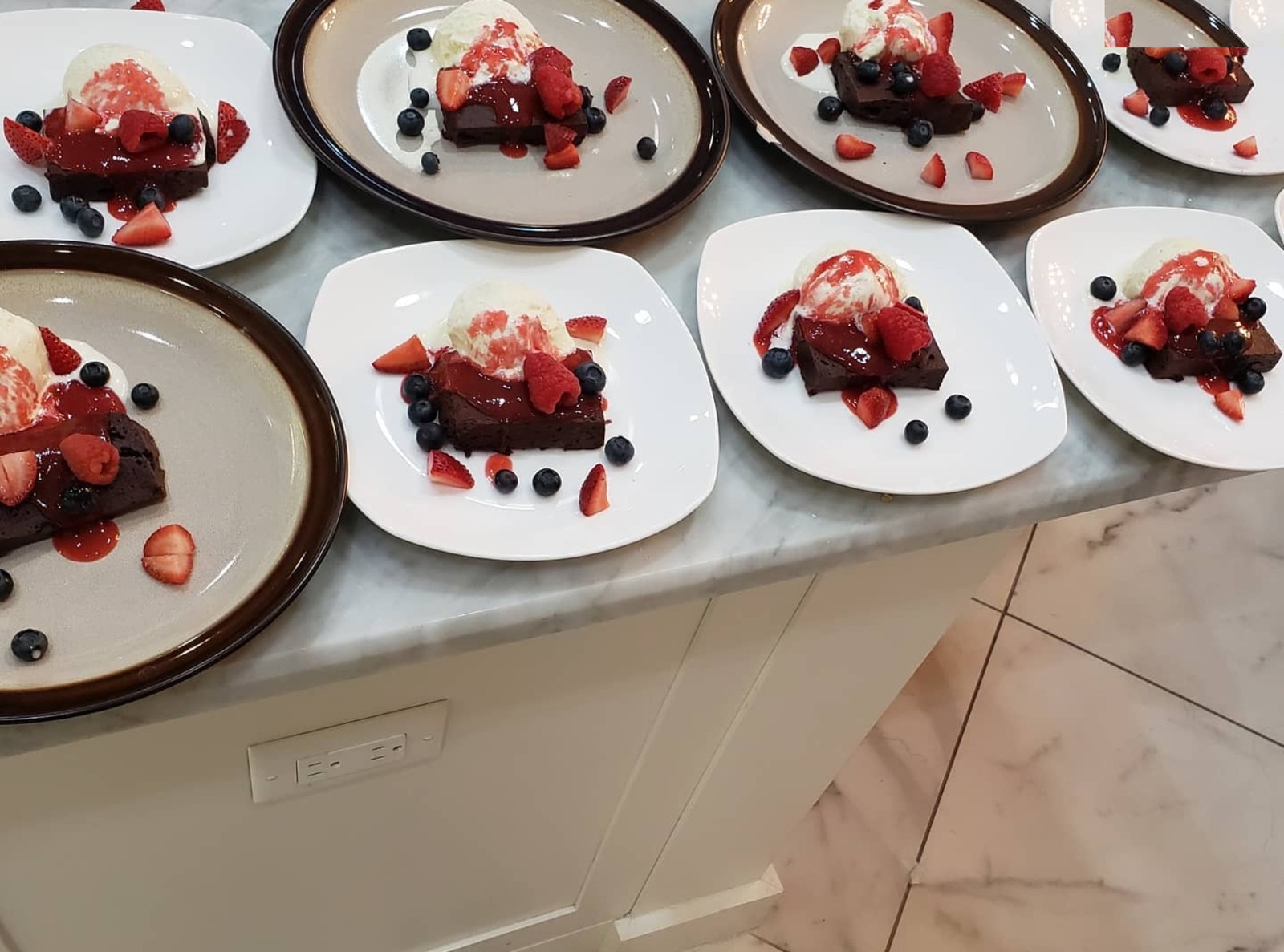 Brownie dessert